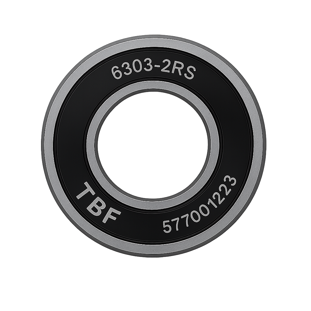 6303-2RS deep groove ball bearing 17×47×14 mm rubber sealed, pack of 10
