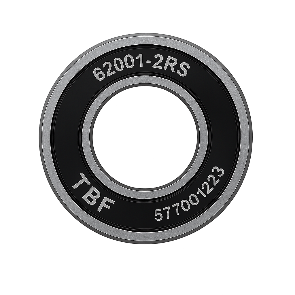 62001-2RS deep groove ball bearing 12×28×8 mm rubber sealed