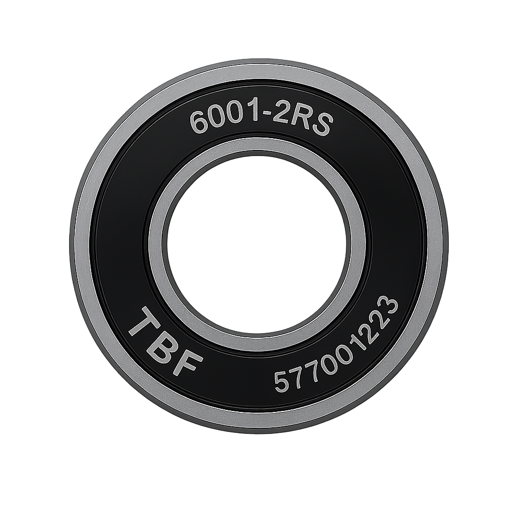 6001-2RS deep groove ball bearing 12×28×8 mm rubber sealed, pack of 20