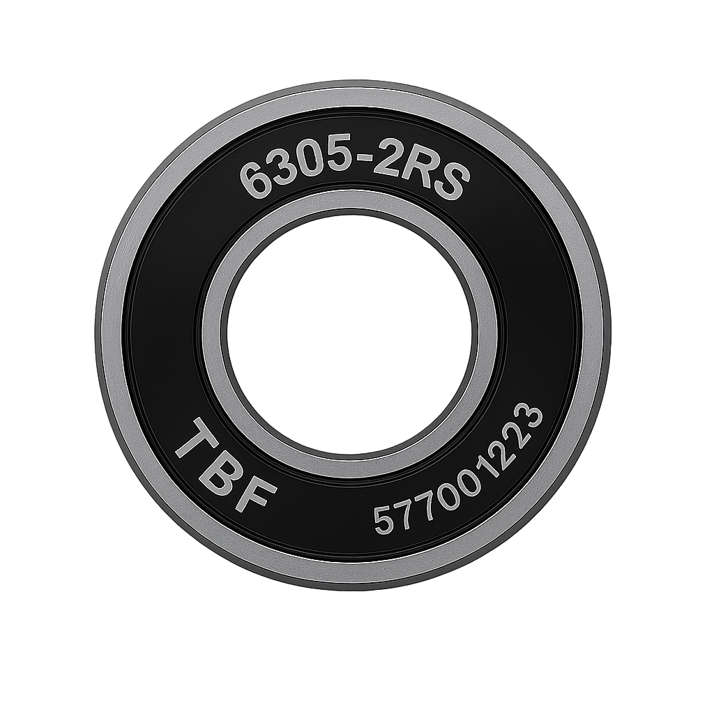 6305-2RS deep groove ball bearing 25×62×17 mm rubber sealed, pack of 5