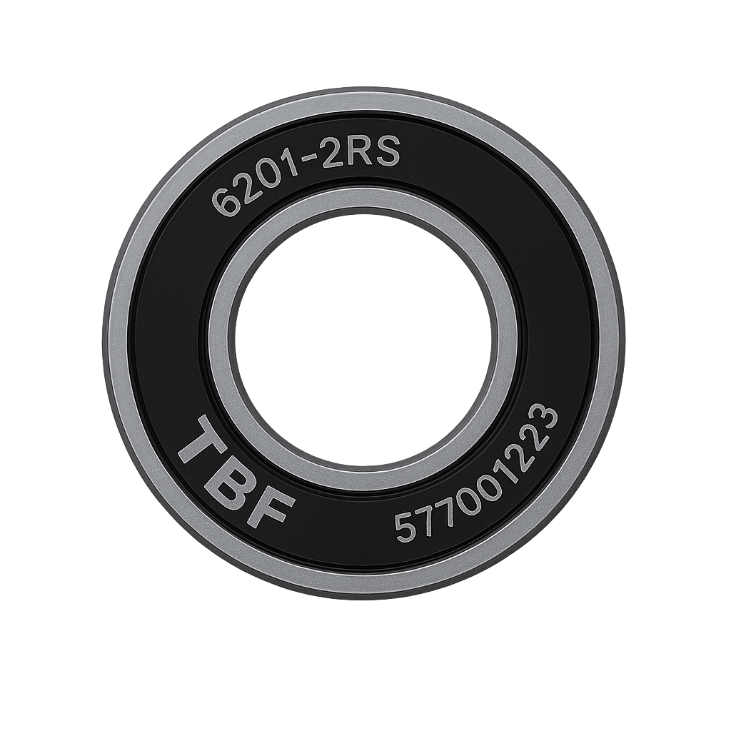 6201-2RS and 6202-2RS bearing combo pack of 25 sets in protective transparent tube packing for retail display