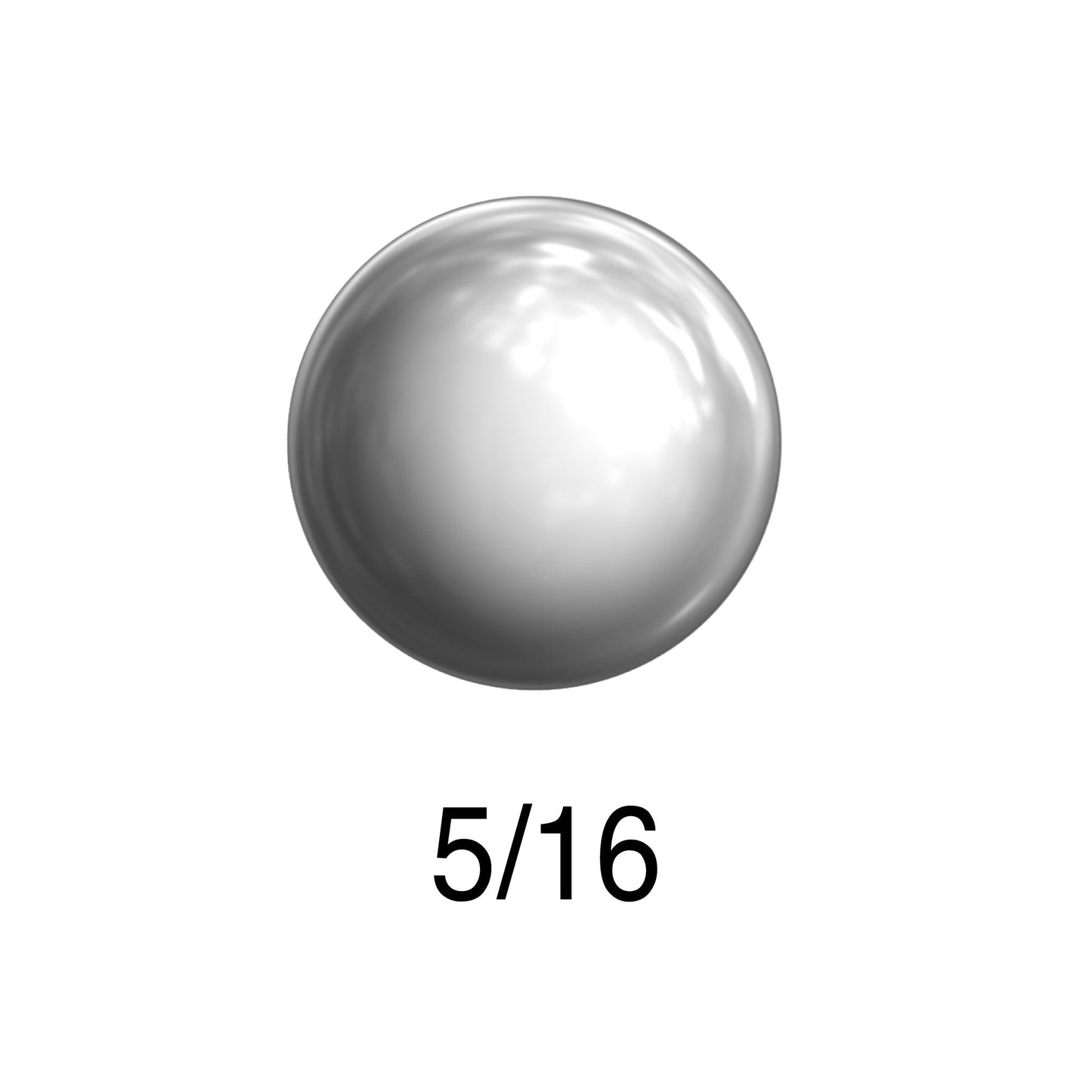 Precision steel ball 5/16 inch bearing grade chrome steel polished