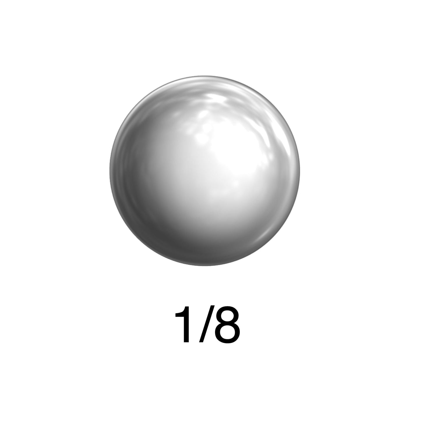 Precision steel ball 1/8 inch bearing grade chrome steel polished