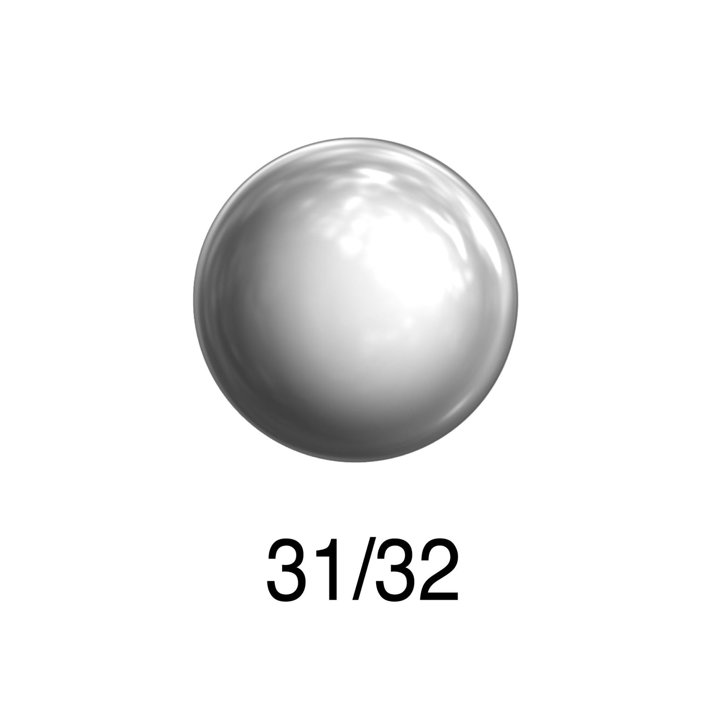 Precision steel ball 31/32 inch bearing grade chrome steel polished